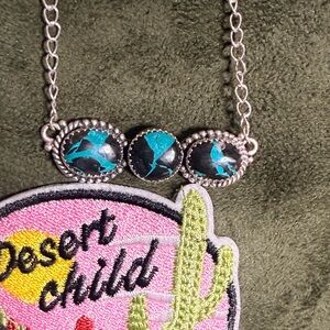 Black Jack Dalia 3 Stone Bar necklace